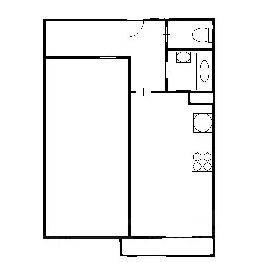 1-к кв. Санкт-Петербург ул. Дыбенко, 11к3 (38.9 м) - Фото 1