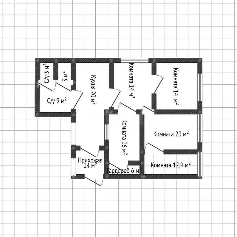 Дом в Совхозный, улица Пушкина (131.9 м) - Фото 1