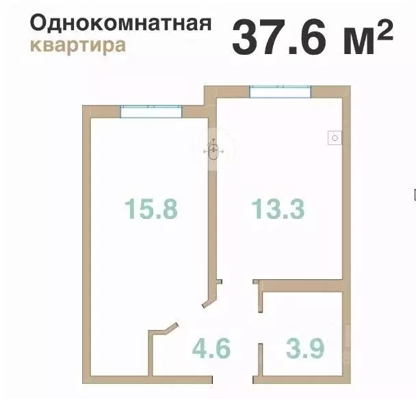 1-к кв. Краснодарский край, Новороссийск городской округ, с. Мысхако ... - Фото 2