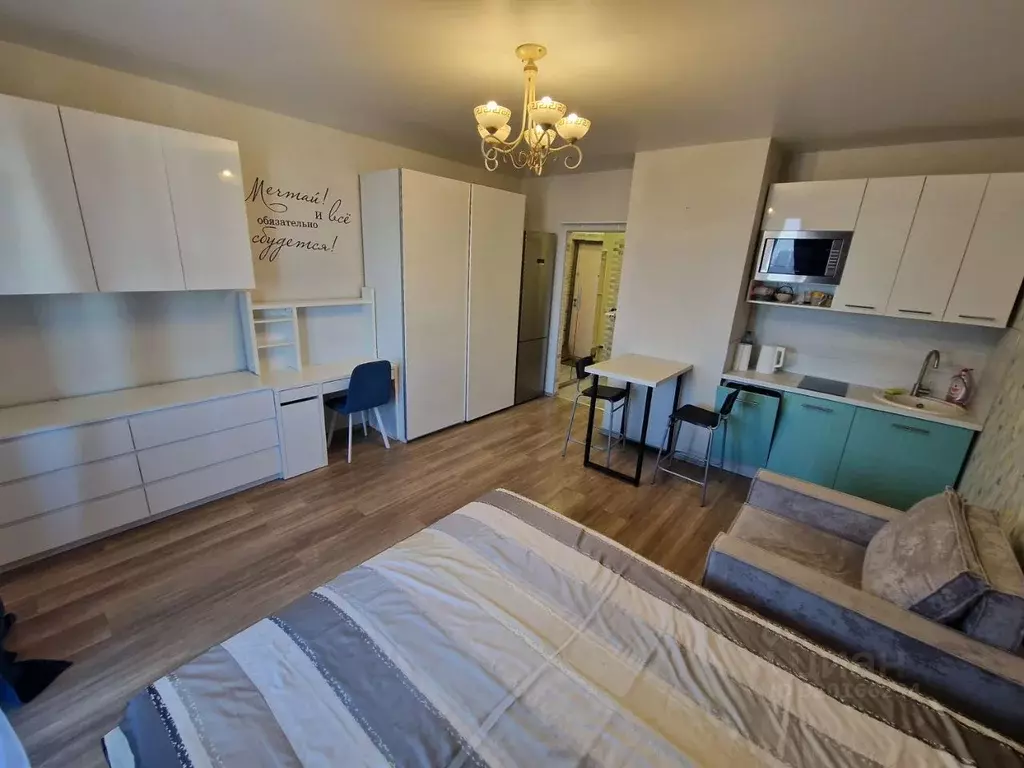 Студия Санкт-Петербург ул. Обручевых, 5 (28.5 м) - Фото 2