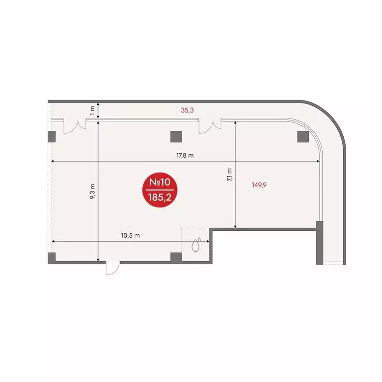 Офис (185.2 м) - Фото 1