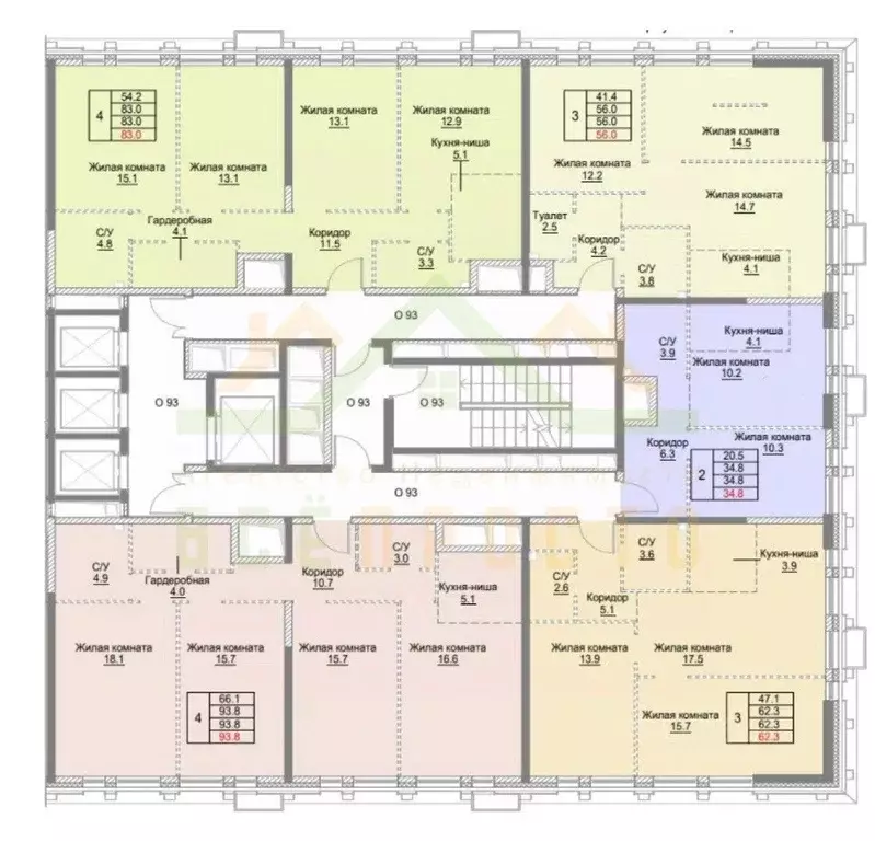 2-к кв. Москва Новоостаповская ул., 16к1 (34.6 м) - Фото 2