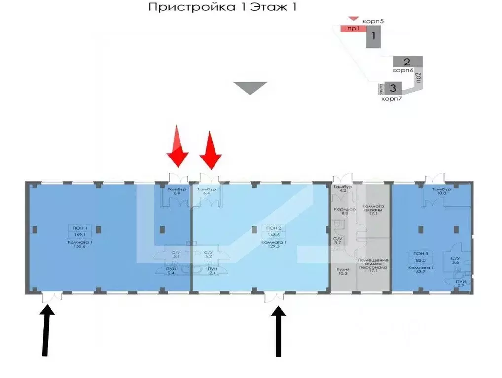 Помещение свободного назначения в Москва 2-й Нагатинский проезд, 2/3 ... - Фото 2