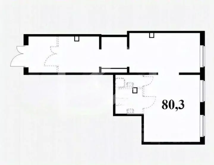 Помещение свободного назначения в Москва Люблинская ул., 72Ак2 (80 м) - Фото 2