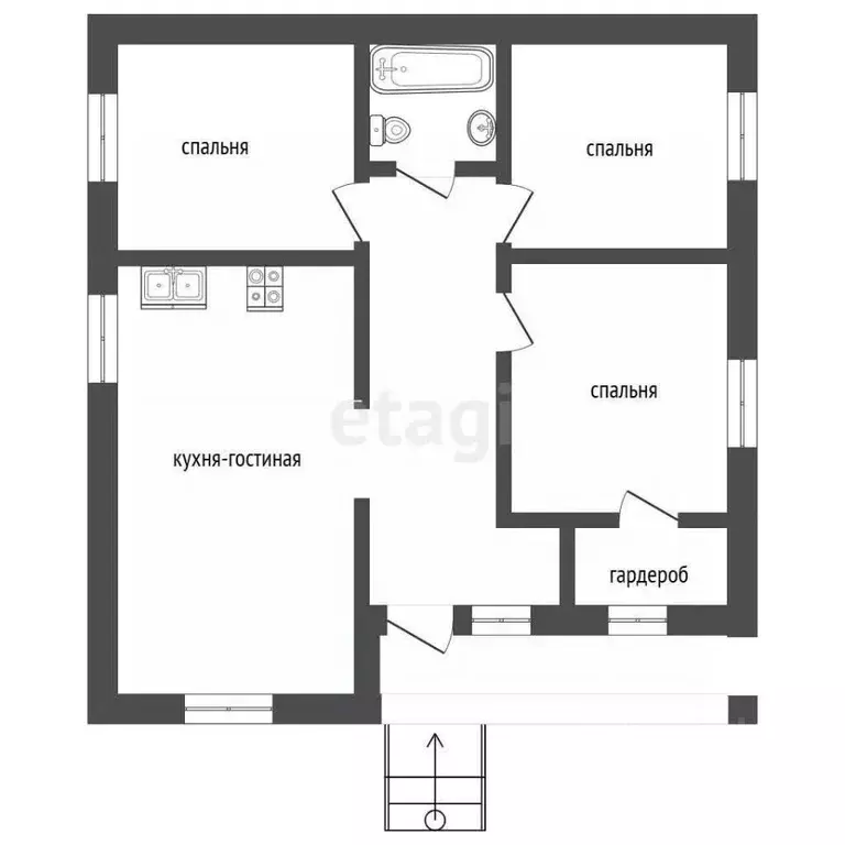 Дом в Ставропольский край, Ессентуки ул. Красина (115 м) - Фото 1