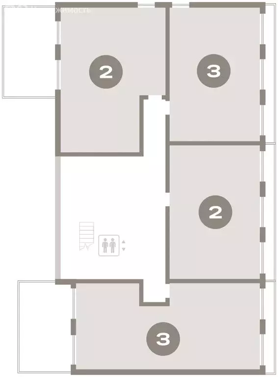 3-комнатная квартира: Санкт-Петербург, Василеостровский район, ЖК ... - Фото 2