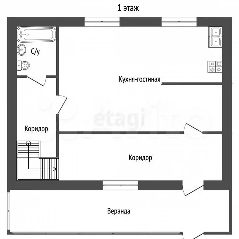 Дача 42 м на участке 6 сот. - Фото 1