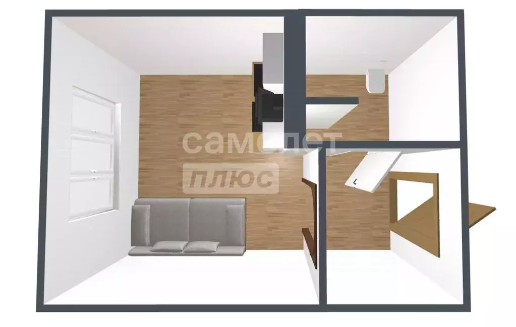 Студия Коми, Сыктывкар ул. Жакова, 9 (22.2 м) - Фото 2