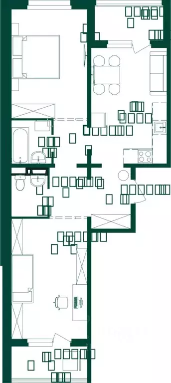 2-к кв. Алтай, Майминский район, с. Майма Алтайская ул., 2к2 (64.1 м) - Фото 1