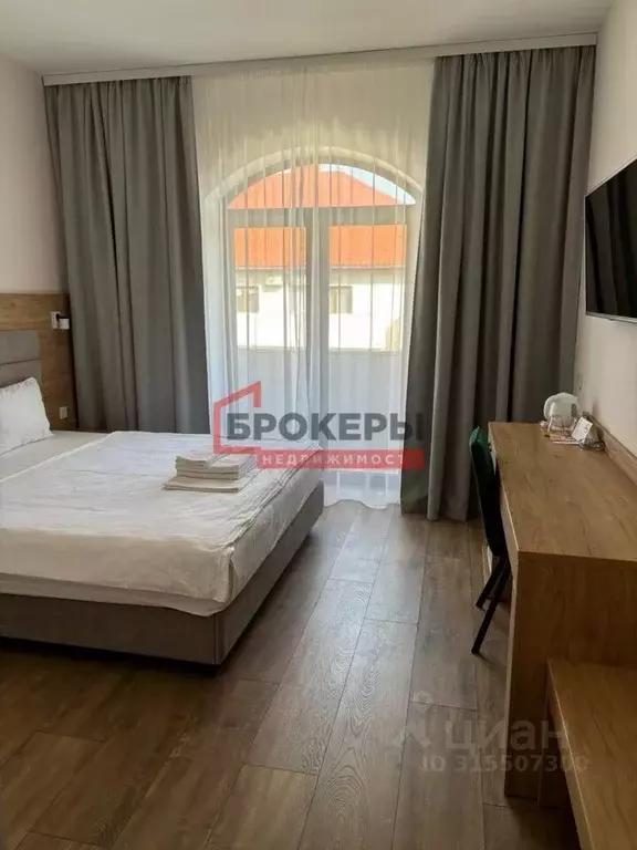 1-к кв. Крым, Черноморское пгт ул. Сигнальная, 2Вс16 (22.5 м) - Фото 0
