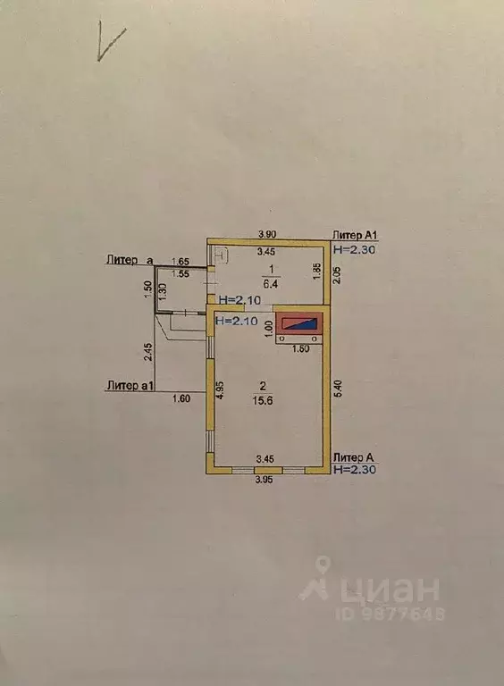 Дом в Волгоградская область, Дубовка Аткарская ул. (22 м) - Фото 1