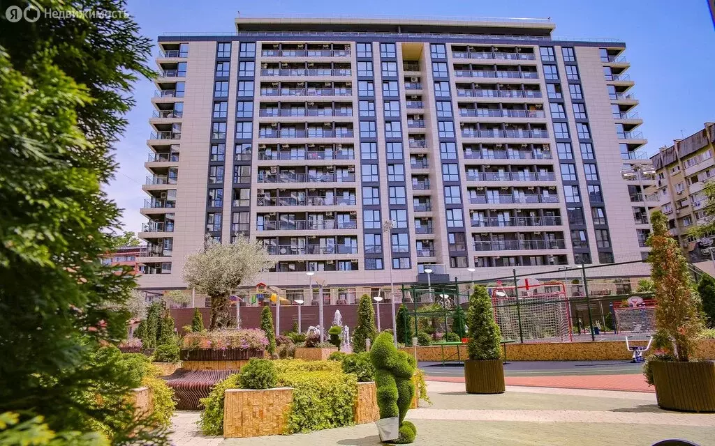 Квартира-студия: Сочи, микрорайон Центральный, переулок Горького, 24 ... - Фото 1