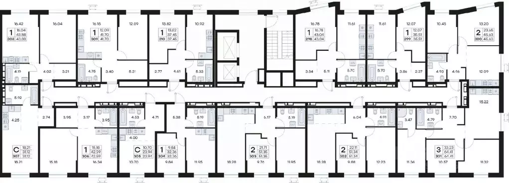2-к кв. Приморский край, Владивосток Катерная ул., 31/2 (45.63 м) - Фото 2