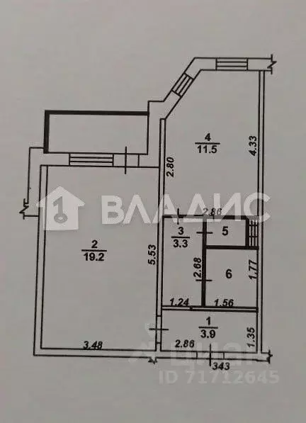1-к кв. Воронежская область, Воронеж ул. 9 Января, 233/32 (41.7 м) - Фото 1