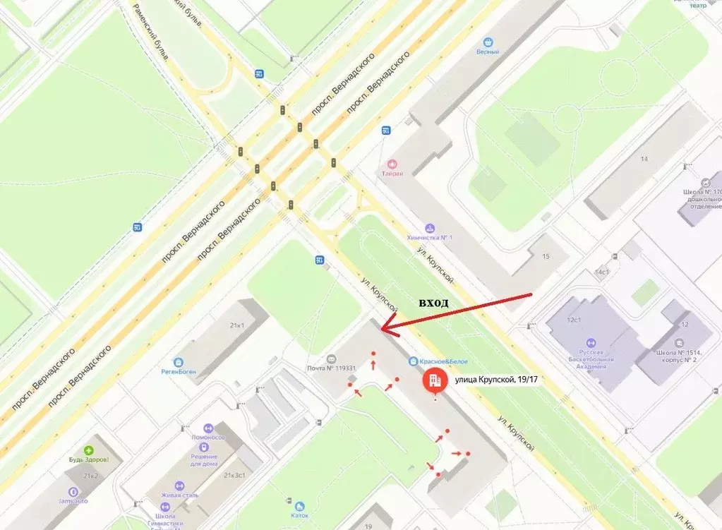 Помещение свободного назначения в Москва просп. Вернадского, 17/19 (50 ... - Фото 2