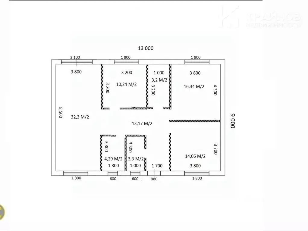 Дом в Воронежская область, Хохольский район, с. Новогремяченское ул. ... - Фото 2