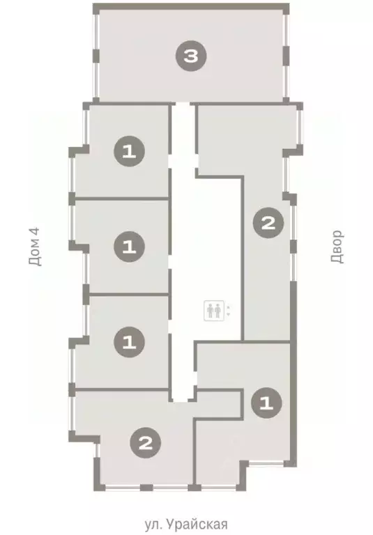 1-к кв. Тюменская область, Тюмень ул. Муравленко, 9к3 (43.31 м) - Фото 1