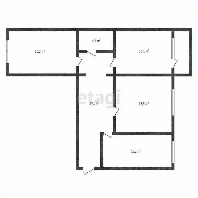 3-к кв. Дагестан, Каспийск ул. Каспийская, 4Д (95.0 м) - Фото 0