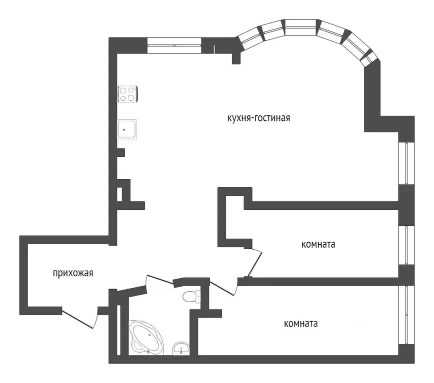 3-к кв. кемеровская область, кемерово бул. строителей, 28г (98.2 м) - Фото 0