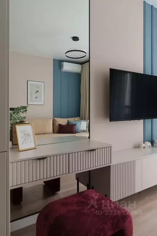 Студия Москва № 160 кв-л, 1Вк2 (22.0 м) - Фото 2