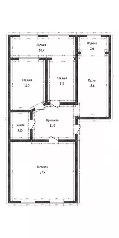 3-к кв. Дагестан, Махачкала ул. Азиза Алиева, 9 (95.0 м) - Фото 2