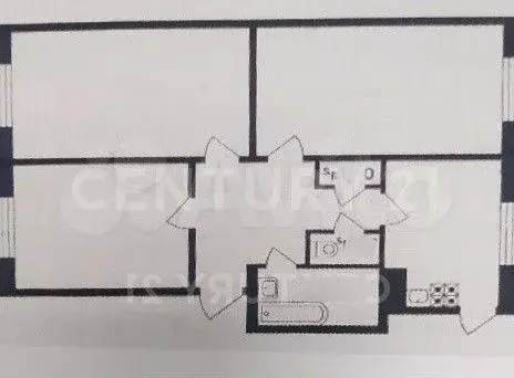 3-к. квартира, 72,4 м, 3/3 эт. - Фото 0