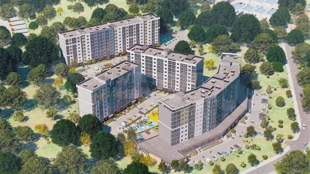 1-к. квартира, 33,9 м, 6/9 эт. - Фото 0