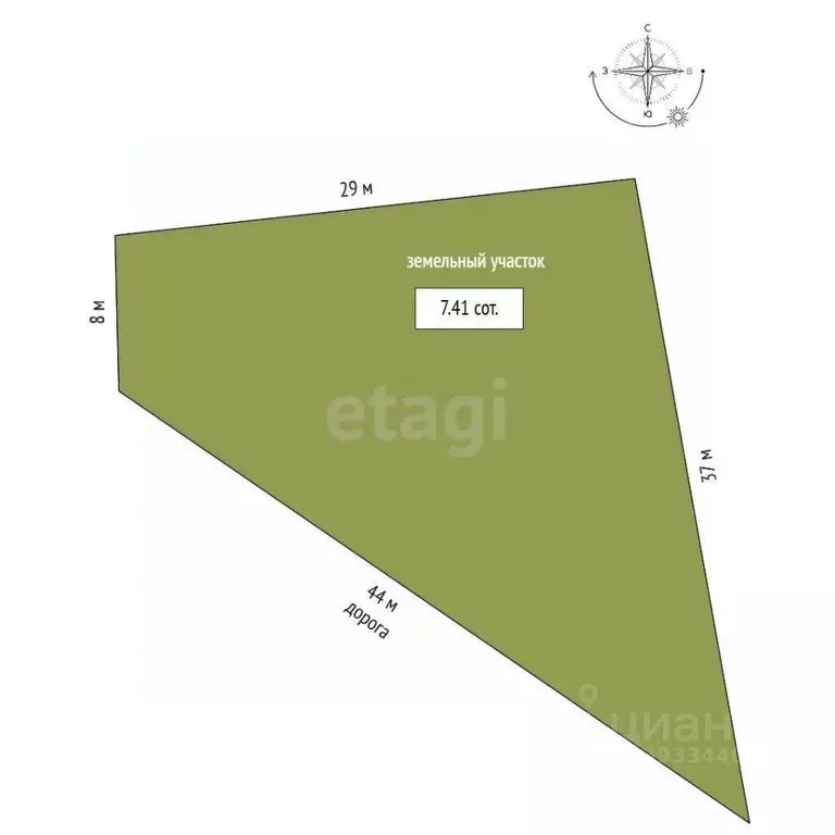 Участок в Тюменская область, Тюмень Грин Парк кп,  (7.4 сот.) - Фото 2