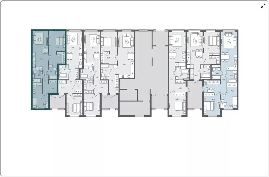 3-комнатная квартира: село Перхушково, микрорайон Равновесие, 11А ... - Фото 2