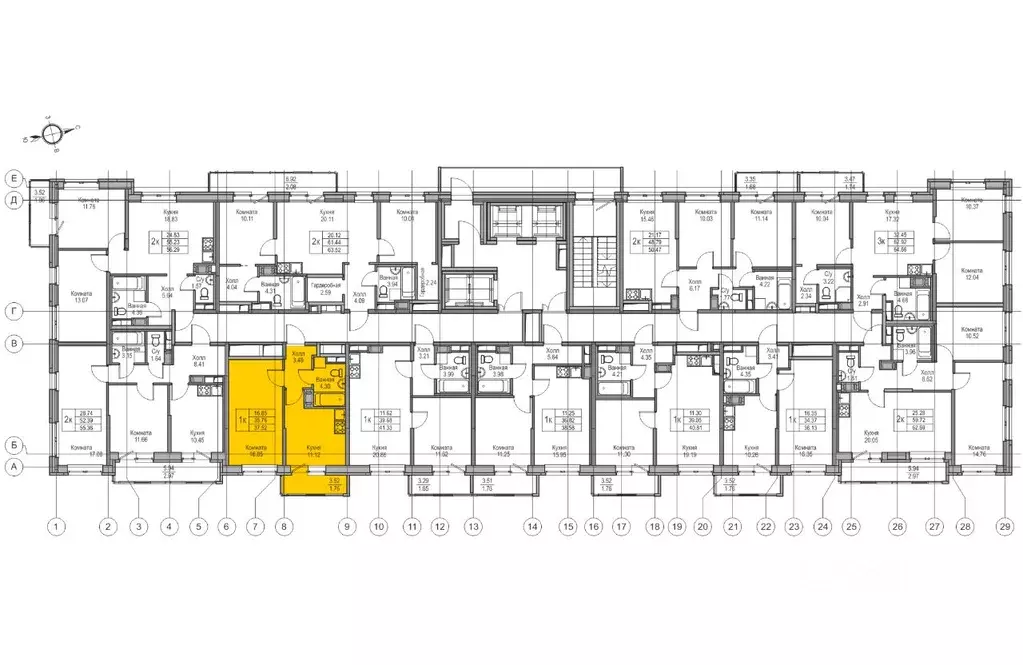 1-к кв. Санкт-Петербург ул. Ивинская, 1к3 (35.76 м) - Фото 1