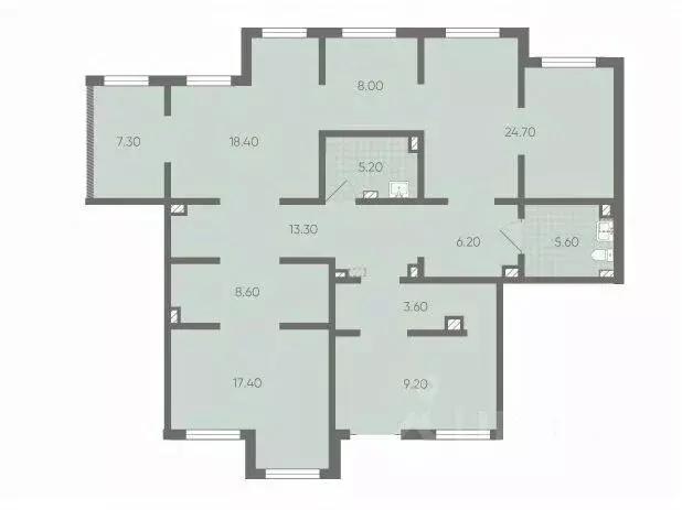 Помещение свободного назначения в Санкт-Петербург Цветной Город жилой ... - Фото 1