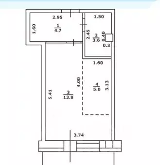 1-к кв. Алтайский край, Бийск ул. Михаила Митрофанова, 2/3 (27.2 м) - Фото 0