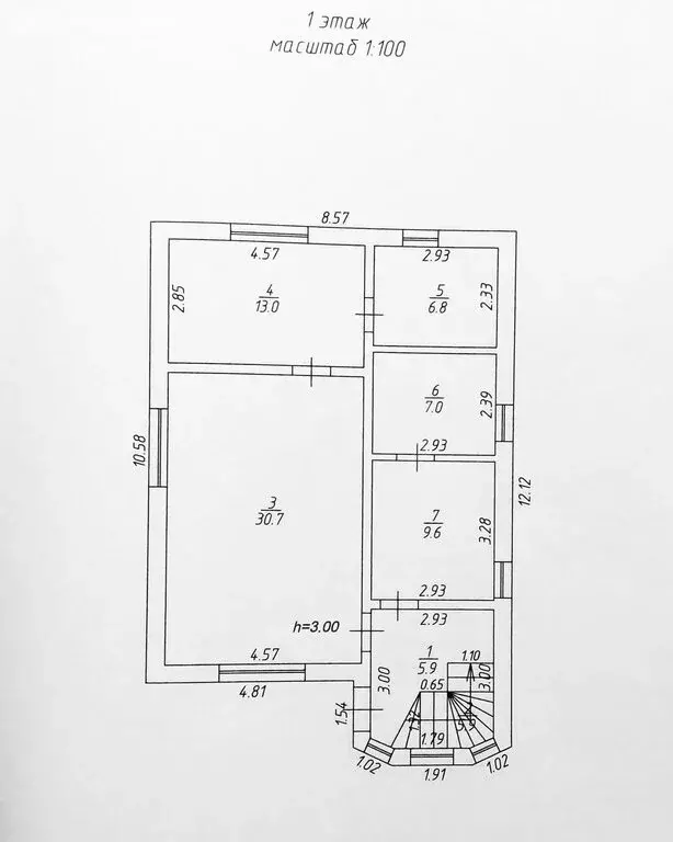 Дом в Краснодарский край, муниципальный округ Анапа, посёлок ... - Фото 1