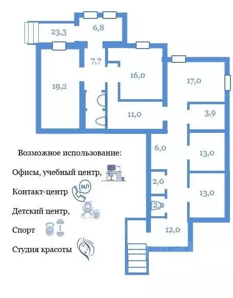 Офис в Волгоградская область, Волгоград Ангарская ул., 69/6 (130 м) - Фото 1