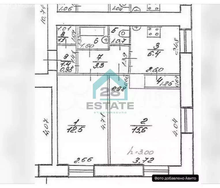 2-комнатная квартира: Санкт-Петербург, 2-я Комсомольская улица, 28к2 ... - Фото 1