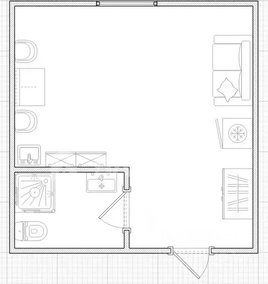 Студия Москва Салтыковская ул., 6/1к4 (19.6 м) - Фото 2