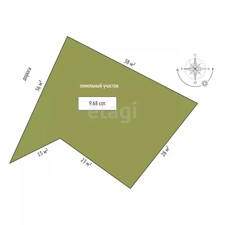 Участок в Башкортостан, Бирский район, Осиновский сельсовет, с. ... - Фото 2