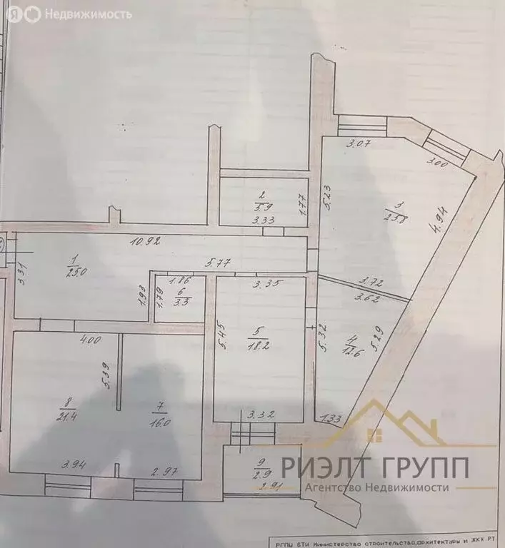 3-комнатная квартира: Казань, улица Соловецких Юнг, 1 (128.2 м) - Фото 1