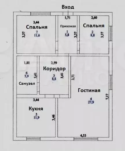 Дом 83,8 м на участке 11,8 сот. - Фото 0