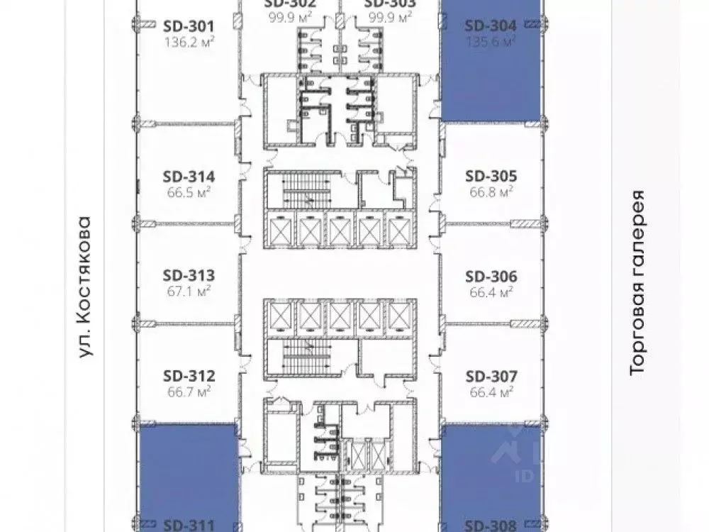 Офис в Москва Дмитровский проезд, вл1Г (136 м) - Фото 2