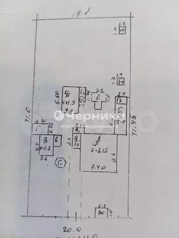 Дом 54,5 м на участке 8,2 сот. - Фото 1