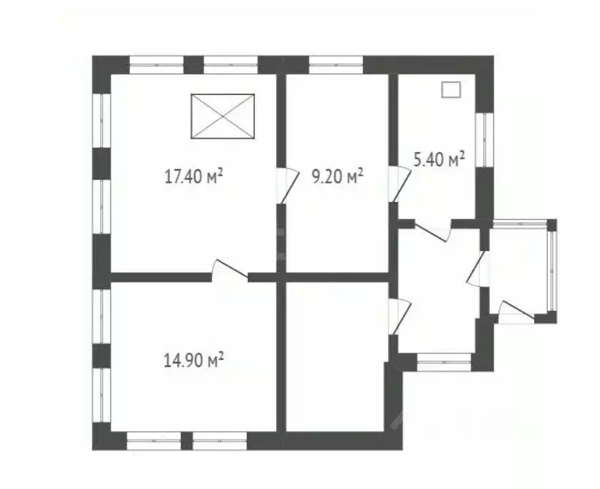 Дом в Воронежская область, Борисоглебск ул. Чкалова, 33 (50 м) - Фото 2