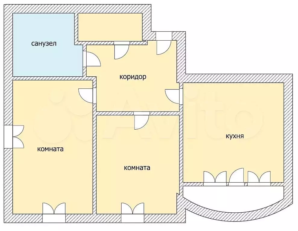 2-к. квартира, 70 м, 13/16 эт. - Фото 0