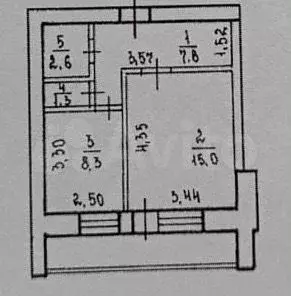 1-к. квартира, 35 м, 6/9 эт. - Фото 0