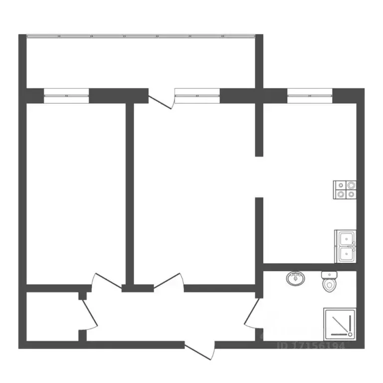 2-к кв. Тюменская область, Тюмень ул. Самарцева, 3 (64.0 м) - Фото 2