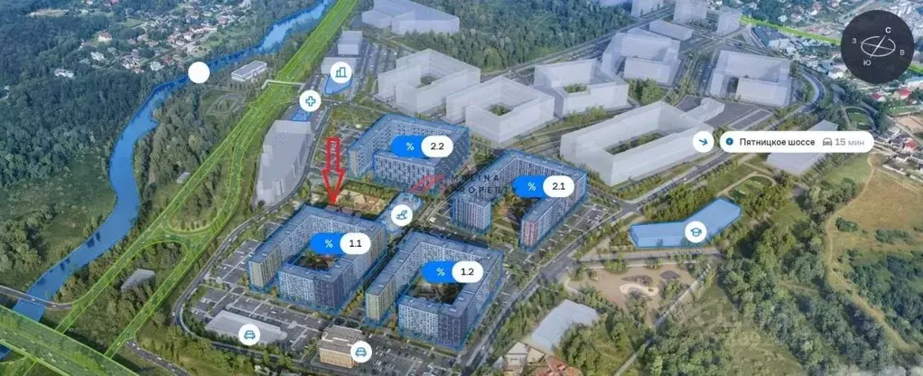 Торговая площадь в Московская область, Химки городской округ, д. ... - Фото 1