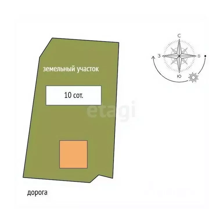 Дом в Кемеровская область, Калтан Энергетик СТ,  (68 м) - Фото 2