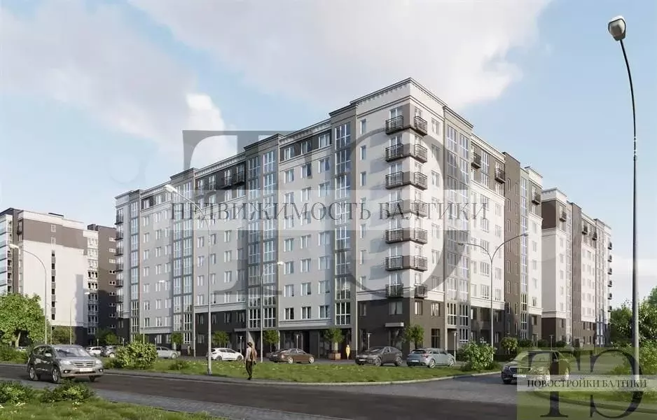1-к. квартира, 28,5 м, 4/9 эт. - Фото 1