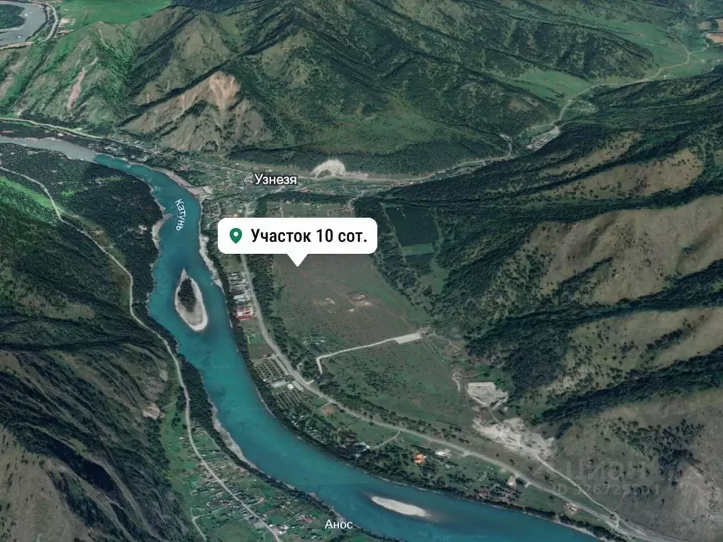 Участок в Алтай, Чемальский район, Узнезинское с/пос, с. Узнезя  (10.0 ... - Фото 2