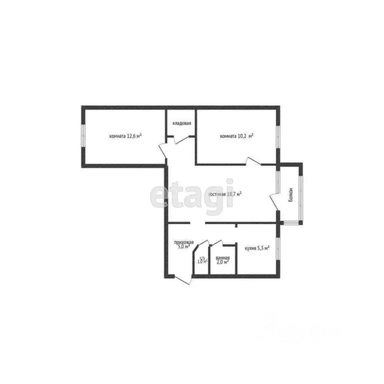 3-к кв. Краснодарский край, Геленджик ул. Островского, 19 (55.7 м) - Фото 1